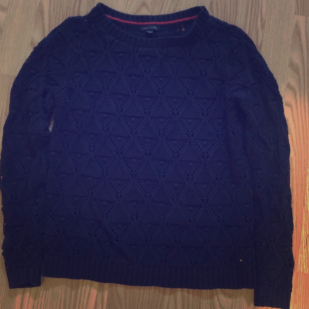 Tommy Hilfiger Cable-Knit Sweater Sz Large